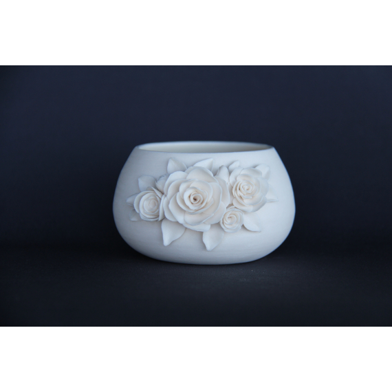 Meaghan Schaefer - Porcelain Flower Bowl
